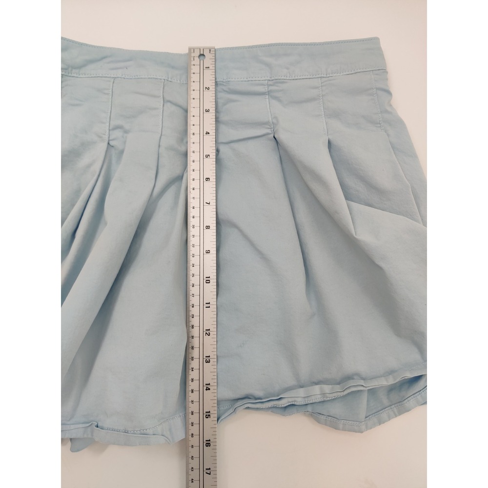 American Eagle Outfitters Pleated A-Line Women's Skirt Light Blue Size 12 - Picture 6 of 8